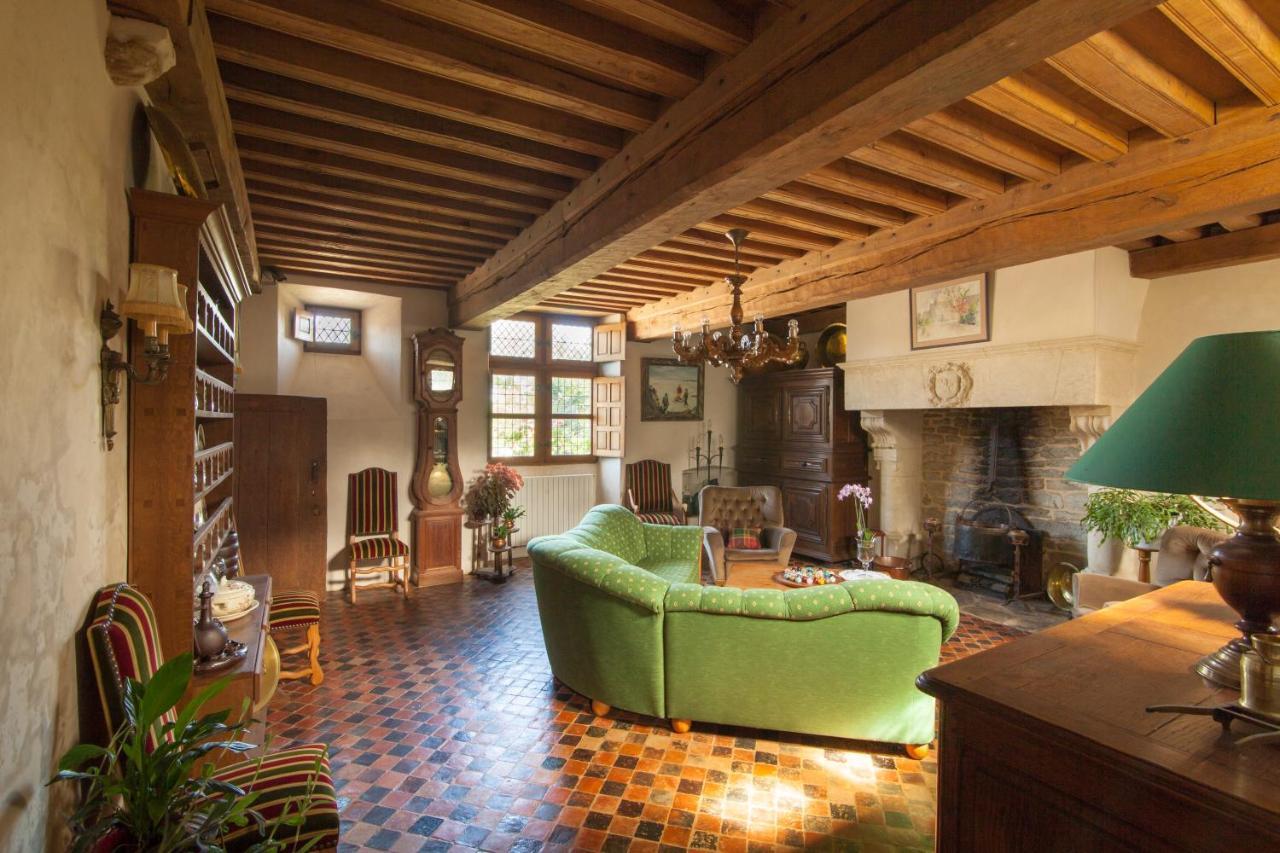 アンクトヴィル Manoir De La Foulerie Bed & Breakfast エクステリア 写真